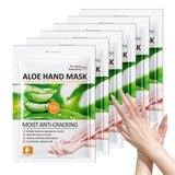 LZYLLS 6 Pairs Hand Masks Moisturizing Gloves, Hydrating Hand Mask Moisturizer Gloves Care for Dry Cracked Hands, Smooth Long Lasting Soft Firming Hand Mask Gift Set for Men Women（A