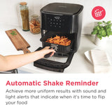 Frigidaire 5-in-1 Air Fryer Combo Oven with Viewing Window, Large 12.6 QT Capacity, Digital Display, 5 Cooking Modes, 7 Recipe Presets, Automatic Shake Reminder, PFAS-Free Cooking Surfaces, Black