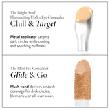LAURA GELLER NEW YORK The Bright Stuff Illuminating Under Eye Concealer with Cooling Metal Tip - Light Coverage (07 Deep)