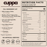 Cuppa Healthy Mushroom Insant Coffee with Lion's Mane & Ashwagandha for All Day Energy & Focus - No Crash or Jitters - Nootropics for Brain Health, Gut Health, Immunity, Stress, Memory + Mood 30 Servings, Medium Roast