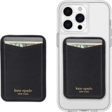 kate spade new york Morgan Magnetic Phone Wallet/Card Holder - Compatible with MagSafe Phones and Cases - Chalk Pink