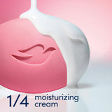 Dove Beauty Bar Soap Revitalizante Cherry & Chia Milk, for Revitalized Skin, 6 Bars A Skin Energy Boost 3.75 oz