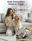 Deluxe 8-in-1 Air Styler Pro 2025 by Rylena, Hair Dryer Brush for Fast Drying, Auto Curling, Smoothing&Volumizing, 8 Attachable Heads, 110,000 RPM High-Speed Multi Styler, 600M Ionic Care, Stone