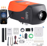 VEVOR 8KW Diesel Heater, DC12-24V, Fast Heating Diesel Air Heater, with Remote Control and Color Digital Display, 10L Fuel Tank, Low Noise, Voice Announcement, for RV, Truck, Boat and Trailer
