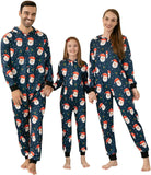 Adisputent Christmas Pajamas for Family Matching Cute Long Sleeve Couples Soft Sleepwear One Piece Funny Christmas Pjs Sets