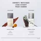 Issey Miyake L'Eau d'Issey Pour Homme Eau de Toilette - Fragrance for Men - Pure & Fresh - With Notes of Yuzu, Nutmeg & Sandalwood