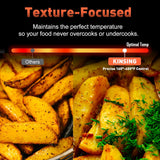 Air Fryer 8 in 1, XL 8.5 QT Large Airfryer with View Windows,MAX 400℉ for Crispy, 85% Less Oil, Fast Roast, Preheat, Shake, Bake, Non-Stick Basket for Easy Clean, With Professional Recipes