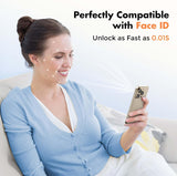 UNBREAKcable 3-Pack Glass for iPhone 15 Pro Screen Protector, Double Shatterproof Tempered Glass [Easy Installation Frame] [9H Hardness] [Full Coverage] [HD Clear] for iPhone 15Pro 6.1 inch