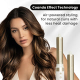 GLAMUP® 6 in 1 Hot Air Styler, Tight Grip, Powerful High Speed Dryer, Volumizer, Blow Dryer Brush, Curling Volumizing Hair Styler Gift Set with Travel Bag