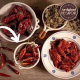Artigiani dei Sapori, Crushed Calabrian Chili Peppers In Oil Glass 9.8 oz (277g)