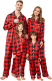 Satin Family Christmas Pajamas Set Soft Button Down Holiday Sleepwear Matching PJs for Couple Men Women Jammies Party