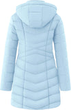 wantdo Women's Puffer Jacket Warm Padded Winter Coat Long Quilted Jacket (Available in Plus Size)