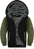 SWISSWELL Hooded Jacket for Boys Full Zip Ultra Soft Sherpa Fleece Hoodie Sweatshirt for Kids School Hooded Outerwear
