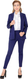 Marycrafts Women’s Two Piece Suits – Business Blazer Pant Suit Set, Professional Work Outfit for Office