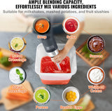 VEVOR 500W 12 Inch Heavy Duty Hand Mixer, Variable Speed Stick Mixer with 304 Stainless Steel Blade, Multi-Purpose Portable Mixer for Soup, Smoothie, Puree, Baby Food