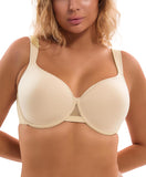 Women's Padded Push Up Bras Full Coverage Underwire Supportive Comfort T-Shirt Bras