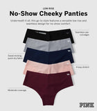 Victoria's Secret PINK Women's No Show Cheeky Underwear, Panties for Women, Halloween Pack, M
