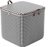 Clothes Storage Bag, Large Storage Container with Reinforced Handle and Sturdy Zipper, Foldable Portable Storage Bag for Bedding Clothing Blanket Pillows (28''x20''x20'')