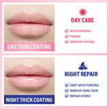 6 PCS Bee Lip Balm Honey Pot, Honey Strawberry Watermelon Apple Vanilla Peach Bee Lip Balm Sleeping Lip Mask Overnight with Sticks, Honey Pot Lip Balm Exfoliating Prevention Dry and Crack Lip Scrubs