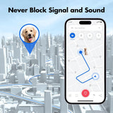 UNBREAKcable AirTag Holder, [4-Pack] IPX8 Waterproof AirTag Keyring Cover Case for Apple AirTag, Full-Body Covered AirTag Holder for Pet Collar, Keys, Bags