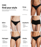Victoria's Secret PINK Cotton Logo Thong Panty Pack, Panties for Women, Fall Basic Pack, M