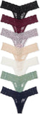 Victoria's Secret Women's Lace Thong Underwear, Panties for Women, Multi Pack (XS-XXL)