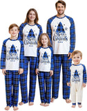 Family Christmas Pajamas Matching Sets - Soft Lettler Print Xmas Pjs for Couples & Kids | Holiday Family Pajamas