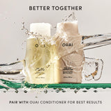 OUAI Fine Hair Shampoo - Volumizing Shampoo for Fine, Flat Strands - Made with Biotin, Keratin & Chia Seed Oil - Strengthens, Nourishes & Thickens - Color-Safe & Sulfate Free Hair Care (10 Fl oz)