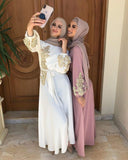Elegant Muslim Women's Long Dress Women Dubai Dress Kaftan Abayas Islamic Abaya