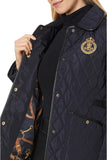 Lauren Ralph Lauren womens Quilt Sb Pu Side Tabs/Trim W Crest