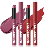 Jolilab 12Pcs Velvet Matte Lipstick Nude Matte Soft Dark Color Stick High Pigmented Long-Lasting Waterproof Lip Stick Lip Balm Beauty Cosmetics Gift for Girls and Women(01#-12#)