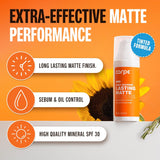 Carpe Primer Face Makeup Base New Zinc Mineral Sunscreen SPF 30, Lasting Matte Primer For Oily Skin And Tinted Sunscreen