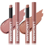 Jolilab 12Pcs Velvet Matte Lipstick Nude Matte Soft Dark Color Stick High Pigmented Long-Lasting Waterproof Lip Stick Lip Balm Beauty Cosmetics Gift for Girls and Women(01#-12#)