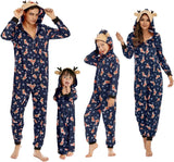 Adisputent Christmas Pajamas for Family Matching Cute Long Sleeve Couples Soft Sleepwear One Piece Funny Christmas Pjs Sets