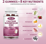 Calcium Magnesium Zinc Gummies with Magnesium Glycinate 200mg