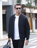 7DAY'S Mens Bomber Jackets Casual Fall Winter Warm Windbreaker Full Zip Windproof Outwear Color-Blocking Coats