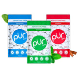 PUR Gum | Aspartame Free Chewing Gum | 100% Xylitol | Natural Spearmint Flavored Gum, 55 Pieces (Pack of 3)