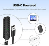 ATUMTEK Bluetooth Remote Shutter, Carbon Fiber Design, Rechargeable Camera Remote Control for iOS & Android Smartphones, Compact and Portable, with Type-C Charging, 10m Remote Range, Bluetooth 5.0