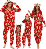 Adisputent Christmas Pajamas for Family Matching Cute Long Sleeve Couples Soft Sleepwear One Piece Funny Christmas Pjs Sets