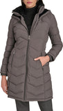 Calvin Klein Women's Long Chevron Puffer Jacket