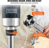 VEVOR 500W 12 Inch Heavy Duty Hand Mixer, Variable Speed Stick Mixer with 304 Stainless Steel Blade, Multi-Purpose Portable Mixer for Soup, Smoothie, Puree, Baby Food