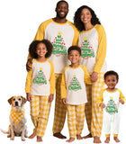 Family Christmas Pajamas Matching Sets - Soft Lettler Print Xmas Pjs for Couples & Kids | Holiday Family Pajamas