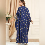 Embroidered Abaya Kaftans for Women Modern Elegant Dubai Moroccan Dubai Kaftan Dresses Abaya for Women Muslim Dress