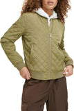 Levi's Women's Diamond Quilted Bomber Jacket With Front Pockets - Regular & Plus Sizes