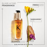 Kerastase Elixir Ultime Refillable Hair Oil - Hydrates & Smoothes Frizz, Adds Shine, With Wild Camellia, Nourishes & Strengthens Hair