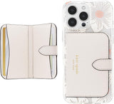 kate spade new york Morgan Magnetic Phone Wallet/Card Holder - Compatible with MagSafe Phones and Cases - Chalk Pink