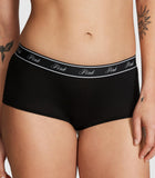 Victoria's Secret PINK Cotton Logo Boyshort Panty Pack, Panties for Women, Fall Basic Pack, M