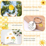 10Pcs Sunshine Gift for Women - Unique Care Package with Sunflower Gifts, Friendship Box of Sunshine for Mom Sister Wife, Get Well Soon & Birthday Present, Self Care Basket for Women Recovery