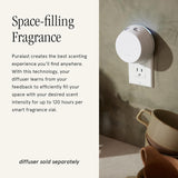 Pura & Simplicity Home Scent Refill - Smart Air Diffuser - Up to 120-Hours of Luxury Fragrance per Refill - Home Essential - Clean & Safe Diffuser Fragrance - 2 Pack, Apple