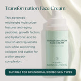 Marini SkinSolutions Transformation Face Cream - Advanced Moisturizer with Anti-Aging Peptides, Growth Factors & Hyaluronic Acid - Cruelty Free - Made in the USA - 1 oz